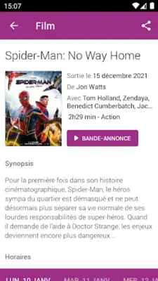 My Ciné Claye-Souilly android App screenshot 5